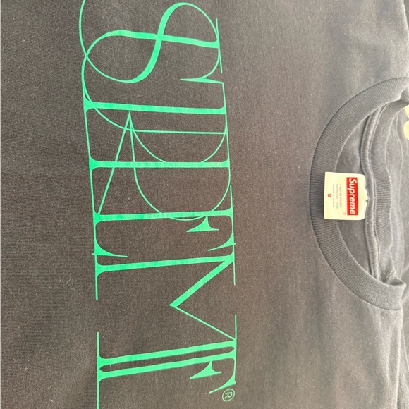 NEWBundle: 1 Dough Boy and 1 Trademark Supreme Navy T-Shirts. Adult Small - Picture 8 of 8